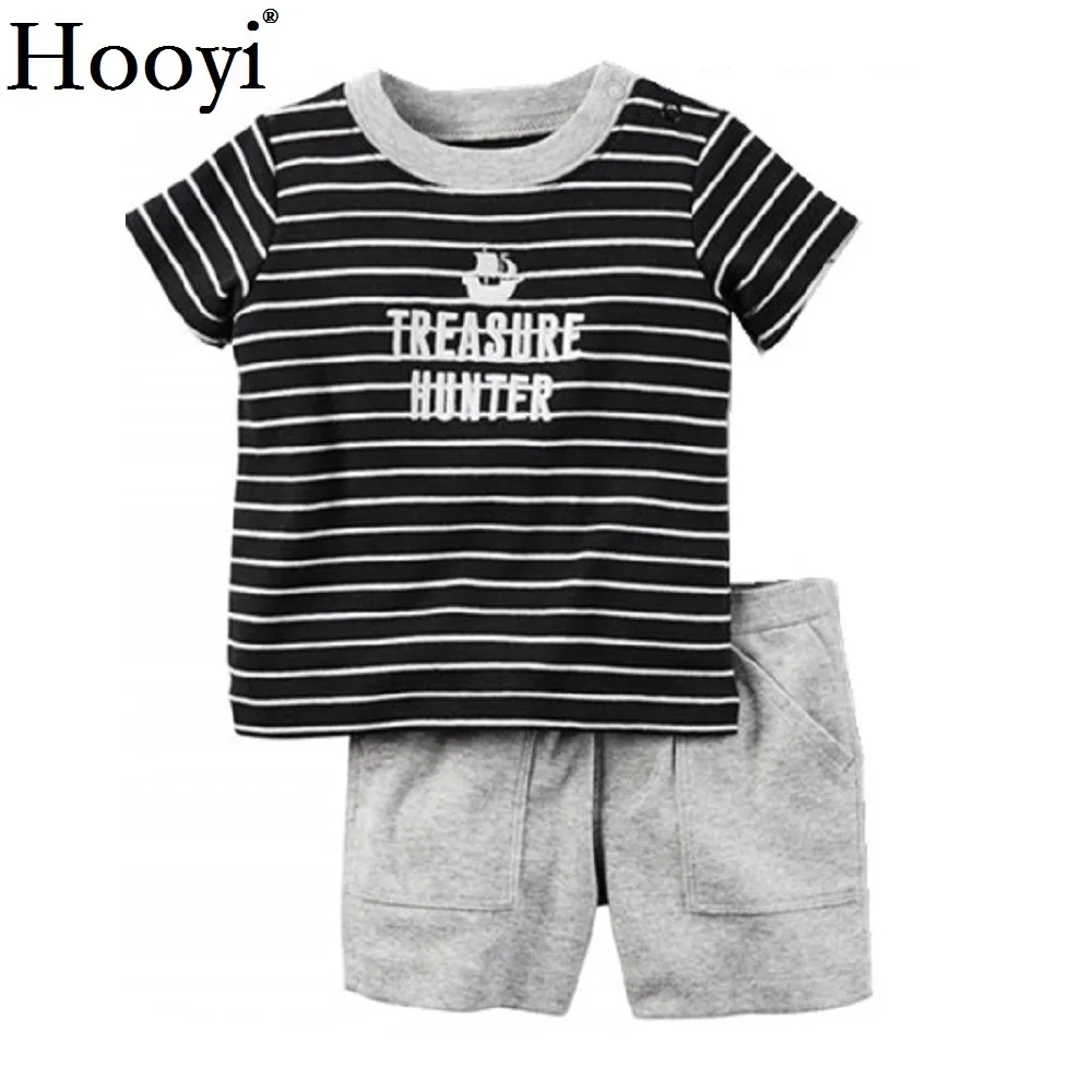 kf-HTB1bOxTfAUmBKNjSZFOq6yb2XXaD Pirate Captain Adorable Baby Boy Clothing Suit Toddler Clothes 2-Pieces Sets Summer Sailor Cotton Tee Shirt Shorts Pants Outfits - Image 3