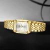 1PSC Women's Trendy Watch Fashion Simple Rectangular Dial Quartz Watch Suitable for Daily Clothing Matching Perfect Holiday Gift